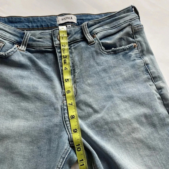 PISTOLA Arielle Skinny Scissor Cut Hem Jean Size 28 - Picture 8 of 12